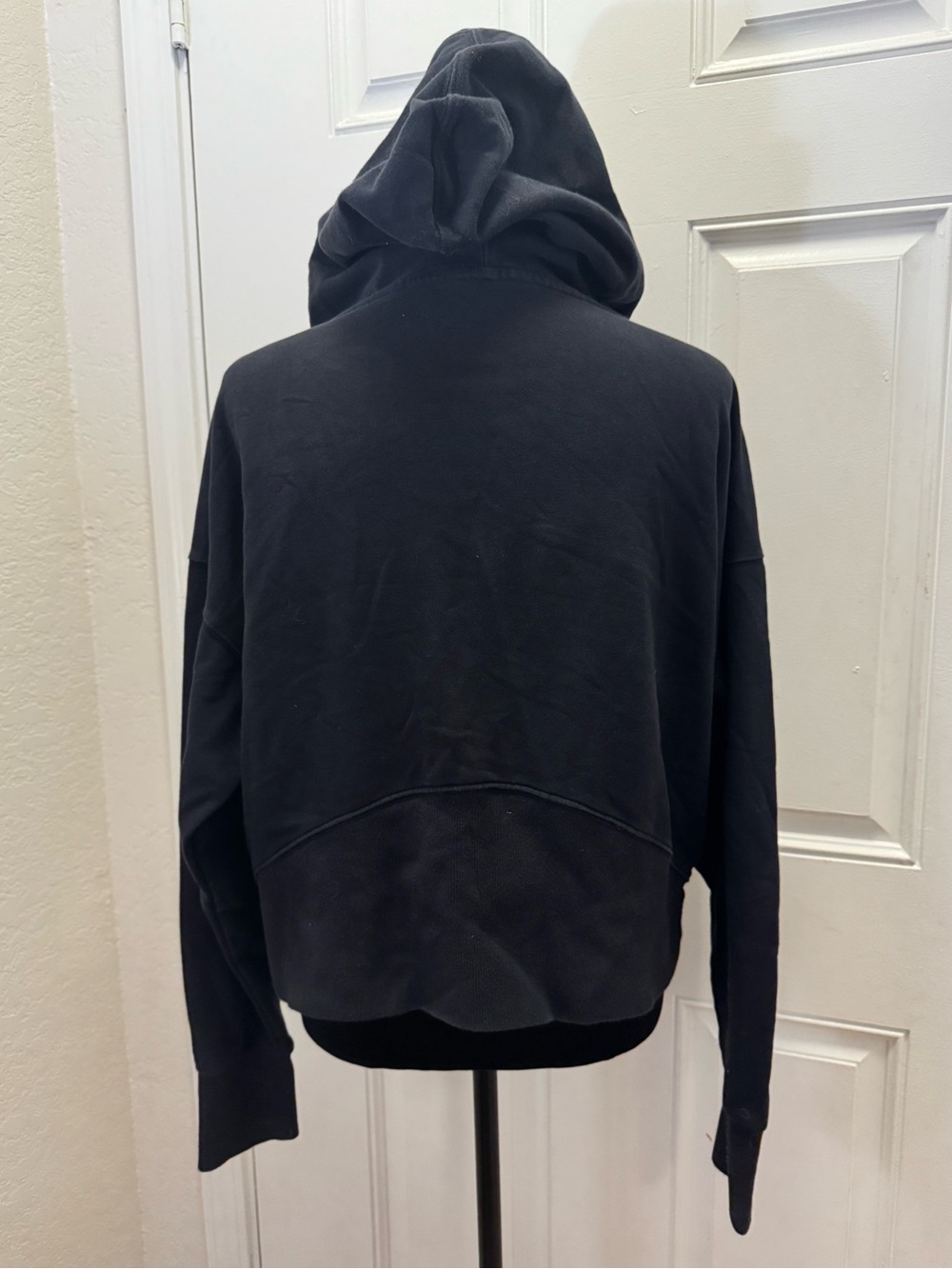 JoyLab Black Half-Zip Hooded Sweatshirt - Picture 5 of 6